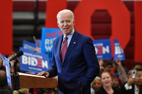 Der US-Demokrat Joe Biden bei einer Wahlkampfveranstaltung