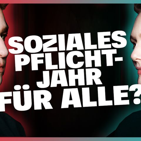 DISKUTHEK: Soziales Pflichtjahr für alle? Pfleger Alexander Jorde und Politikerin Ria Schröder streiten