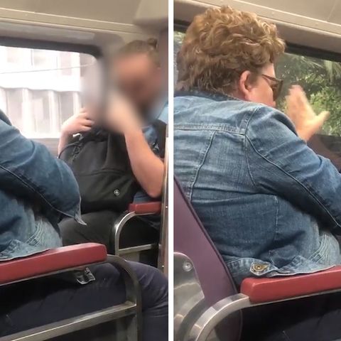 Coronavirus: Virales Video – Frau hustet Mann im Zug in Australien an