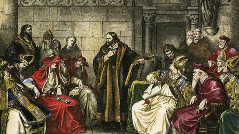 Johann Hus auf dem Papstkonzil Konstanz