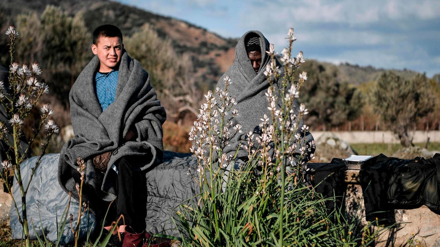 Flüchtlinge auf Lesbos