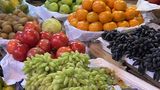 Frische und köstliche Früchte wohin das Auge schaut
