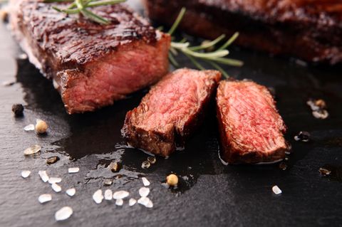 Fleisch auf einem Teller
