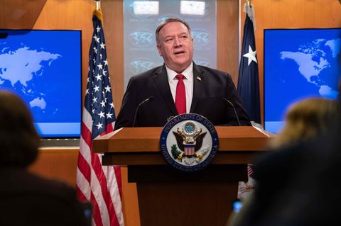US-Außenminister Mike Pompeo sprach vom "Wuhan-Virus" und erzürnte damit die Chinesen