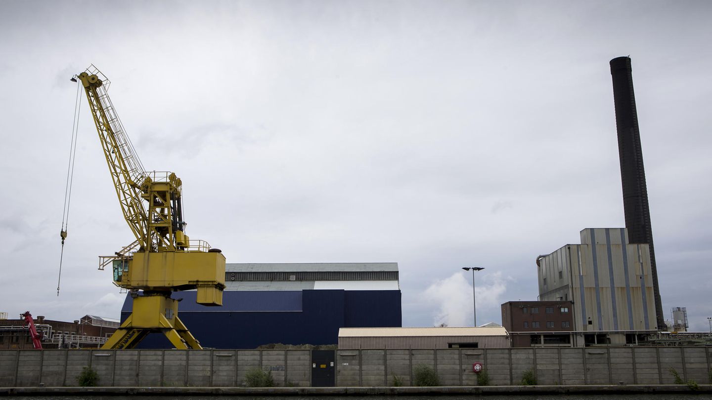 Die Recycling-Anlage von Umicore in Belgien