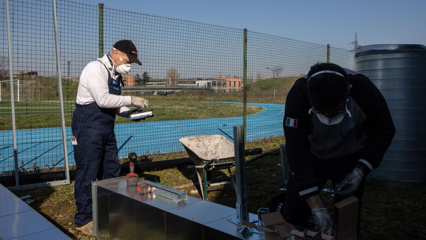 Auf dem Gelände befand sich zuvor eine große Sportanlage.