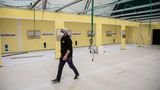 Blick ins Innere des neuen Krankenhauses
