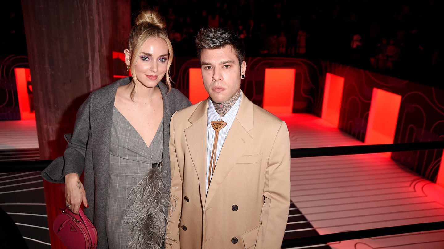 Rapper Fedez, 30, und seine Frau, die italienische Modebloggerin Chiara Ferragni, 32