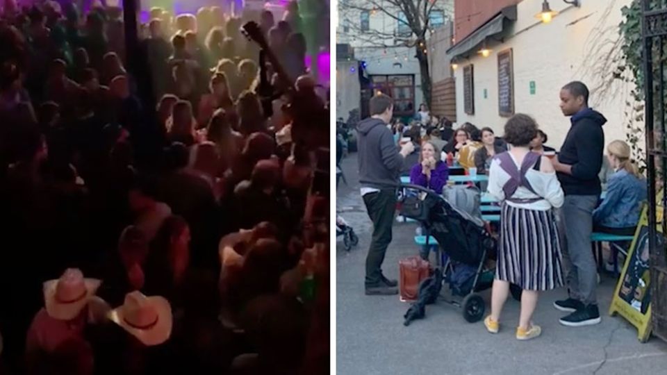 Trotz empfohlener Isolation feiern viele US-Amerikaner noch in Clubs