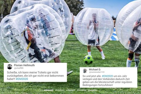 Twitter-User kommentieren die Verschiebung der EM auf 2021