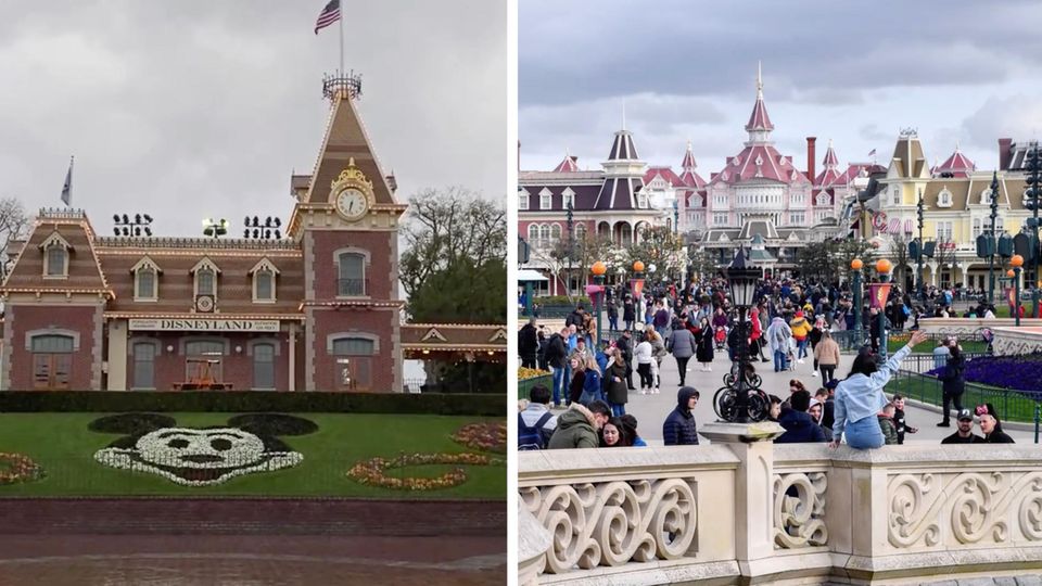 Disneyland hat wegen der Corona-Krise kaum Besucher.