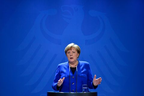 Bundeskanzlerin Angela Merkel äußert sich in einer Fernsehansprache zur Coronavirus-Krise