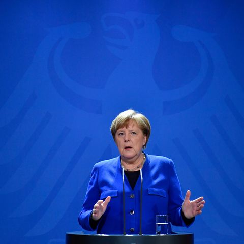 Bundeskanzlerin Angela Merkel äußert sich in einer Fernsehansprache zur Coronavirus-Krise