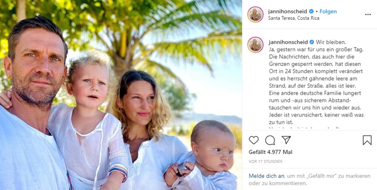 Janni und Peer bleiben wegen Corona in Costa Rica