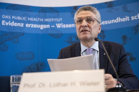 Lothar Wieler, Präsident des Robert-Koch-Instituts, informiert zum Coronavirus in Deutschland