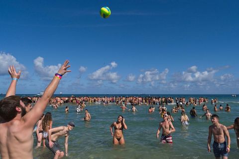 USA: Spring Break Party am Strand