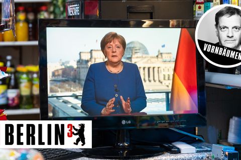 Merkel bei TV-Rede