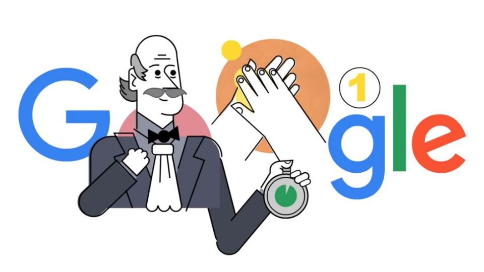 Google Doodle für Ignaz Semmelweis Google Doodle für Ignaz Semmelweis