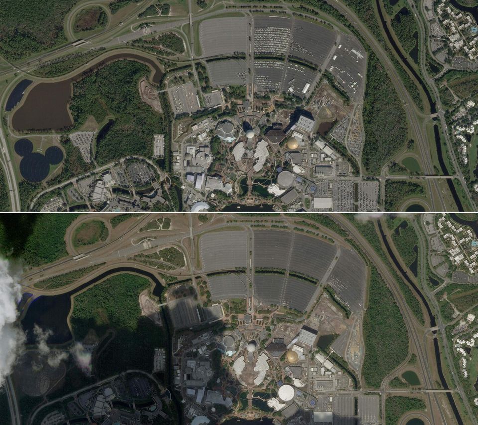 Disnes World von oben