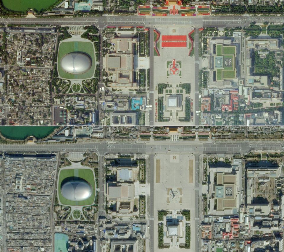 Tian’anmen-Platz von oben