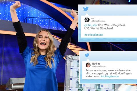 "Schlag den Star"-Reaktionen auf Twitter: "Ü35: Wer ist Dagi Bee? U35: Wer ist Blümchen?"