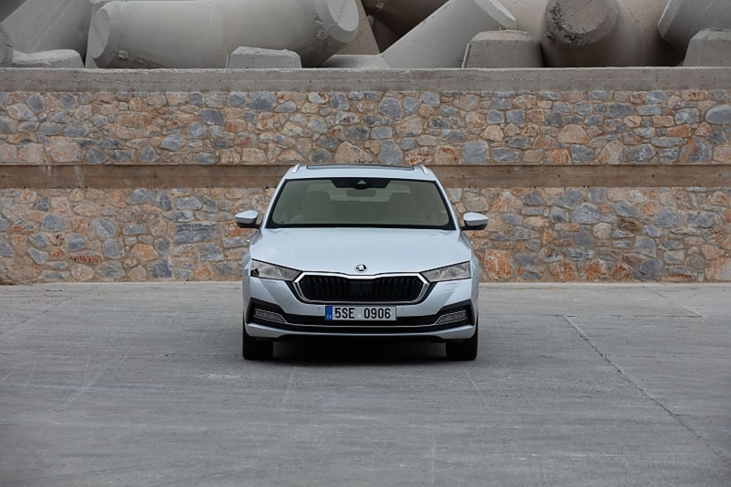 Der 110 kW / 150 PS Dieselmotor reicht für den 1.487 Kilogramm schweren Skoda