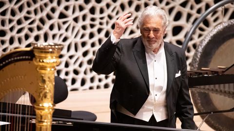 Freundin placido domingo Cartoon Drei