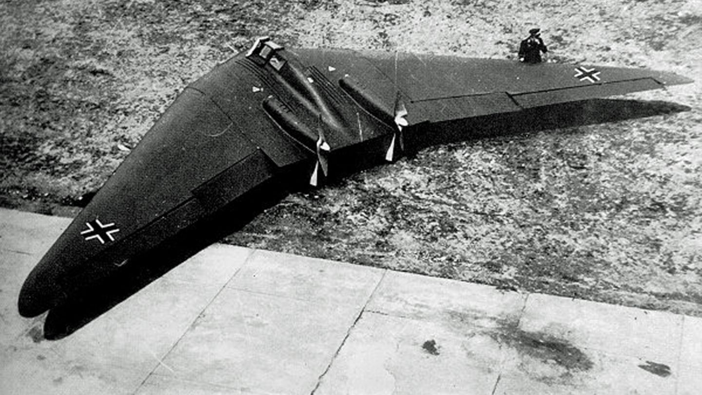 Die Horten Ho V noch ohne Düsentriebwerke