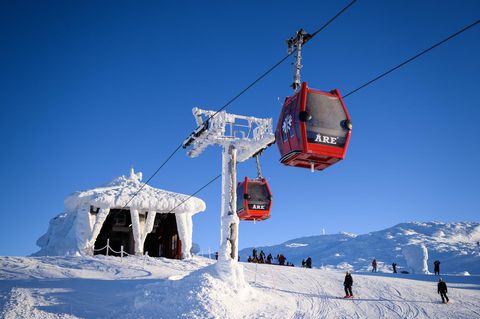Seilbahngondeln in Åre