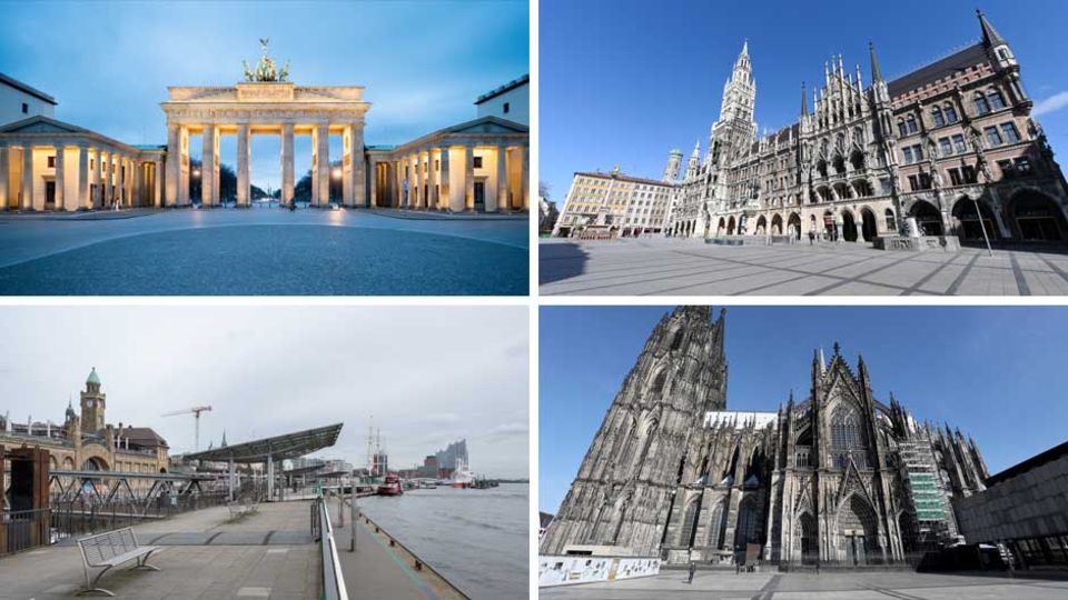 Berlin, Hamburg, München und Köln: Halten sich die Menschen an die Coronavirus-Regeln? Sinkt die Kriminalität? Berlin, Hamburg, München und Köln in Zeiten des Coronavirus