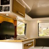 Die ganze Grundstruktur besteht aus Fiberglas.