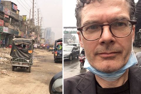 Luftverschmutzung in Dhaka, der Hauptstadt von Bangladesch
