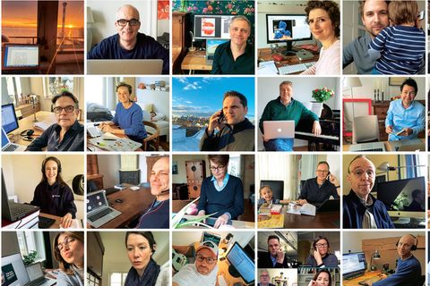 stern-Redakteure im Homeoffice