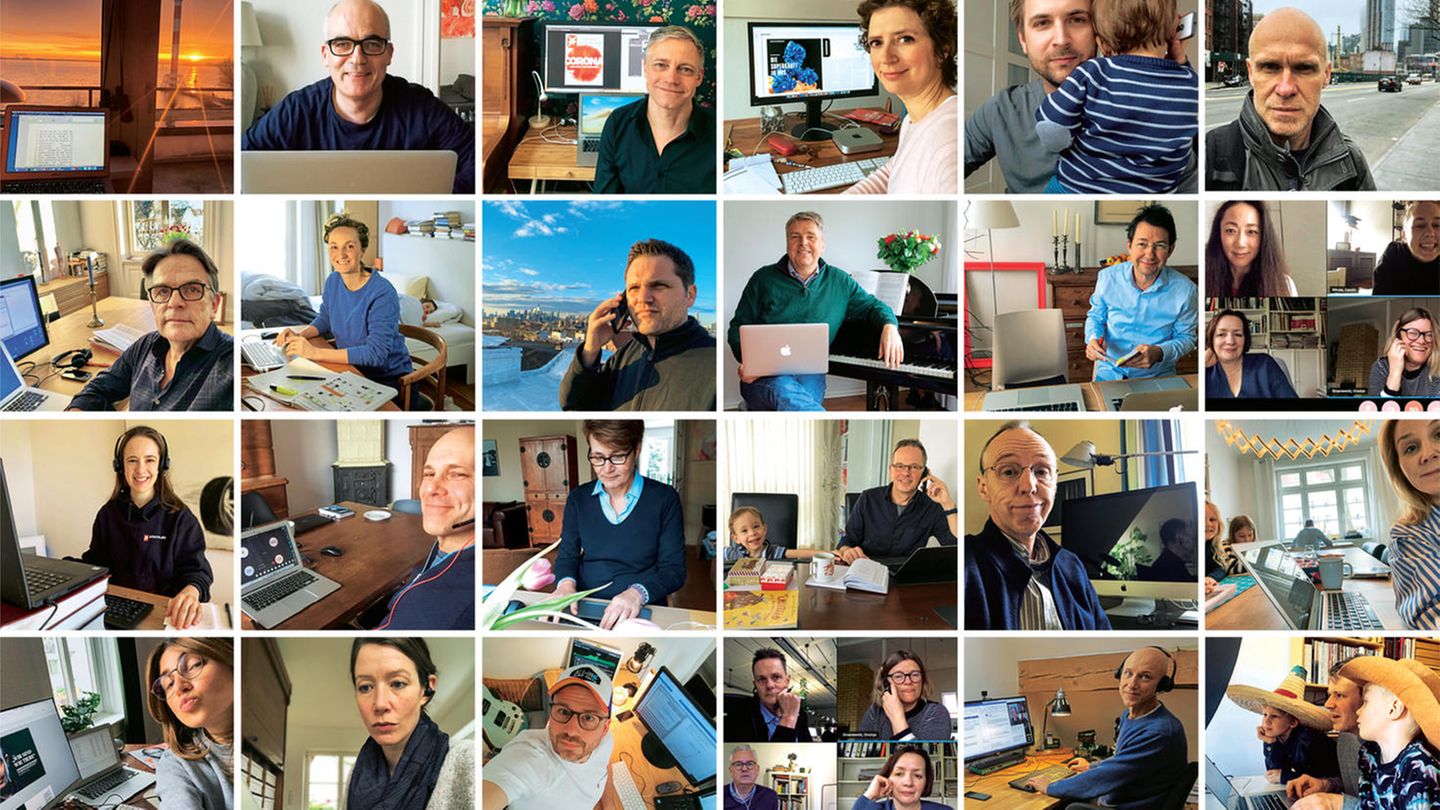 stern-Redakteure im Homeoffice