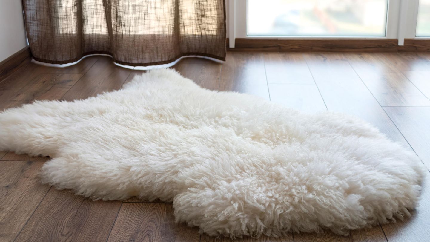 Fell liegt auf dem Boden