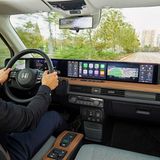 Beim Honda e sind die digitalen Spiegel und deren Monitore gut zu erkennen