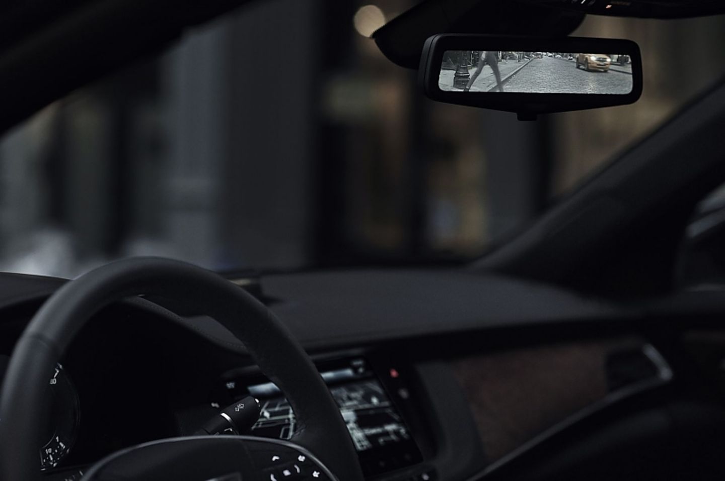 Der Cadillac CT6 hatte bereits 2026 einen digitalen Rückspiegel