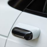 Beim Honda e haben die Entwickler das Gehäuse der Kamera mit einer Rinne versehen