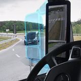 Klassische Außenspiegel verdecken beim Lkw einiges an Sichtfeld