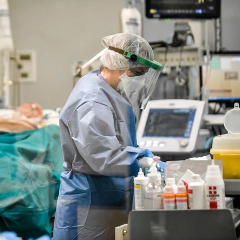 Coronavirus: Eine Intensivstation in Italien
