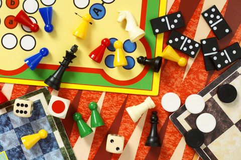 Viele beliebte Spiele auf einem Haufen