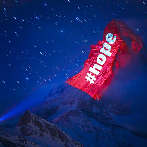 Hope - eine Message am Matterhorn von Gerry Hofstetter
