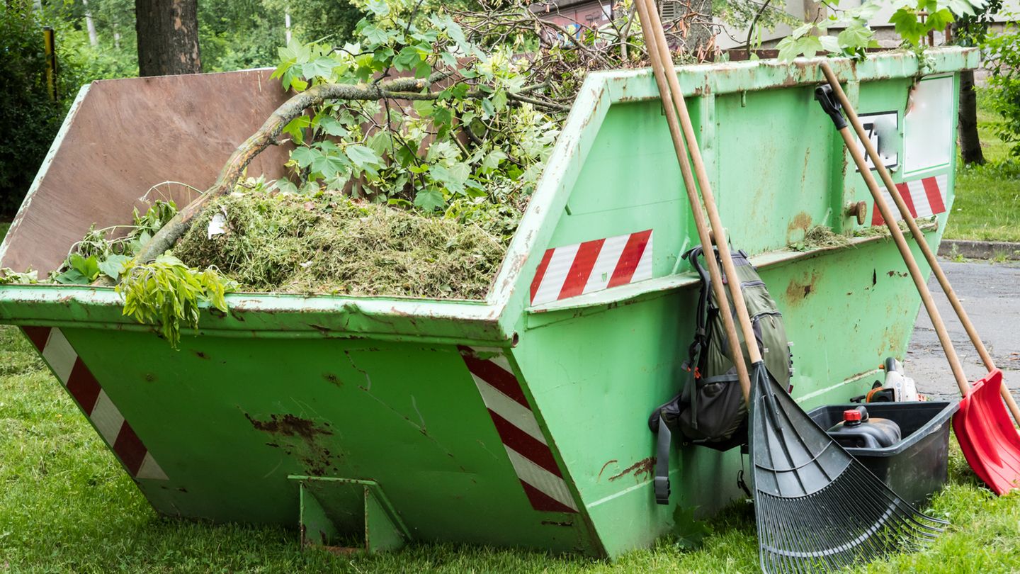 In die Biotonne gehört nur Holz, das im Garte wächst