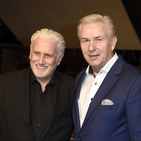 Jörn Kubicki (l.) und Klaus Wowereit auf der Berlinale 2019