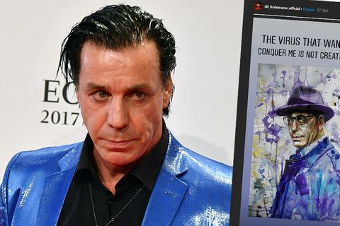 Rammstein-Sänger Till Lindemann meldete sich via Instagram