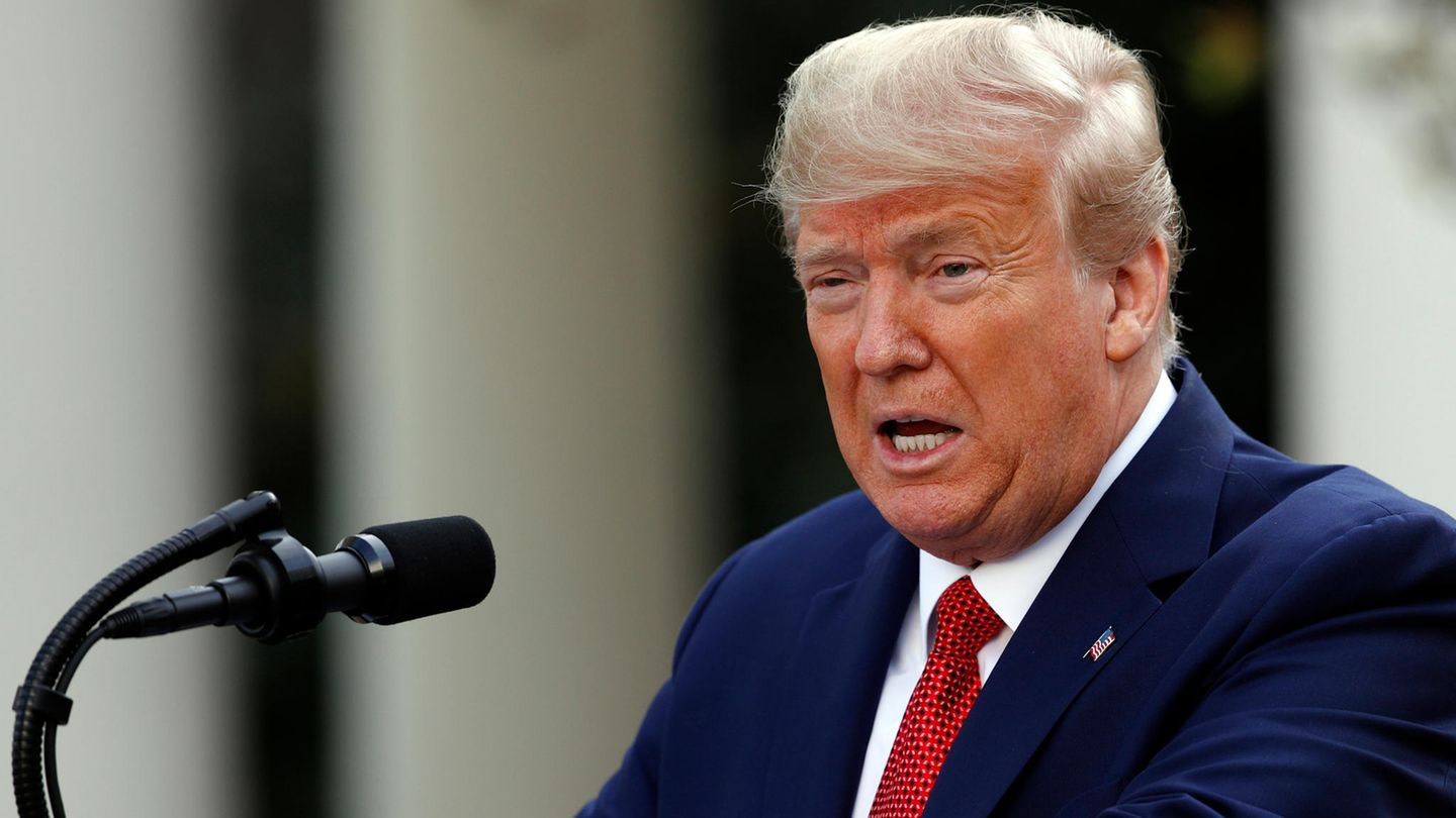 Donald Trump befürchtet, dass die Coronavirus-Krise in den USA 100.000 Menschen das Leben kosten könnte