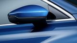 Auch die Außenspiegel sind aerodynamisch geformt