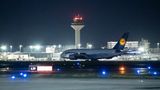 Am Sonntagmorgen landete noch in der Dunkelheit der vorerst letzte Flug eines Lufthansa-Airbus A380 am Frankfurter Flughafen. Die Maschine kam aus Bangkok.