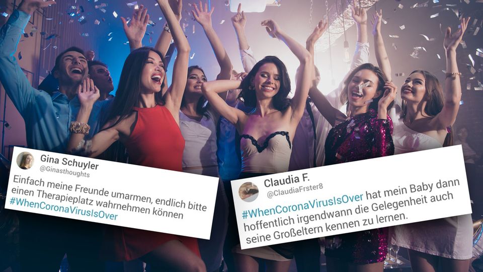 "Feiern, bis die Bude platzt": Twitter-Nutzer träumen von Zeit nach Corona "Feiern, bis die Bude platzt": Twitter-Nutzer träumen von Zeit nach Corona