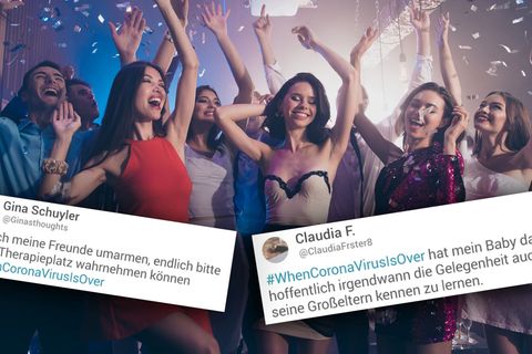 "Feiern, bis die Bude platzt": Twitter-Nutzer träumen von Zeit nach Corona